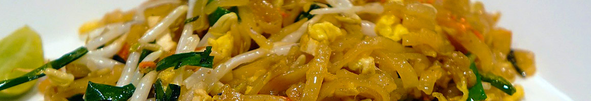 Eating Chinese Thai at Yan Wu House Chop Suey restaurant in St. Louis, MO.